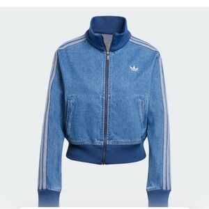 Adidas Women's Blue Denim Track Jacket SOLD OUT